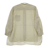 nest Robe 01181-1034 リネンハイカウントバンドカラーシャツ 製品染め 長袖シャツ ライトグリーン レディース ネストローブ【中古】5-0601M∞