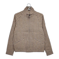 R&D.M.Co- 新品 ロビンソンズチェック スウィングトップ where is my dog? ブルゾン ブラウン レディース オールドマンズテーラー【中古】5-0323M♪