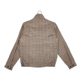 R&D.M.Co- 新品 ロビンソンズチェック スウィングトップ where is my dog? ブルゾン ブラウン レディース オールドマンズテーラー【中古】5-0323M♪