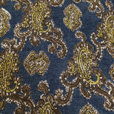 45R/45rpm インディゴギマニットプリントワンピース 定価52800円 ネイビー レディース フォーティーファイブアールピーエム【中古】5-0608S♪