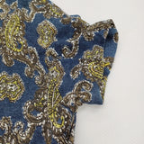 45R/45rpm インディゴギマニットプリントワンピース 定価52800円 ネイビー レディース フォーティーファイブアールピーエム【中古】5-0608S♪