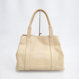 Kitamura 肩掛け マチあり トートバッグ ベージュ レディース キタムラ【中古】5-0227G◎