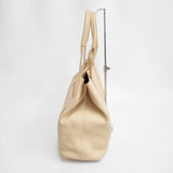 Kitamura 肩掛け マチあり トートバッグ ベージュ レディース キタムラ【中古】5-0227G◎