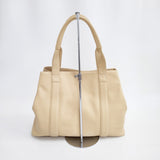 Kitamura 肩掛け マチあり トートバッグ ベージュ レディース キタムラ【中古】5-0227G◎