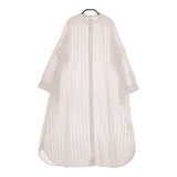 nest Robe 01211-1007 コットンリネンドビーストライプシャツ ワンピース ピンク レディース ネストローブ【中古】5-0405M∞