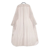 nest Robe 01211-1007 コットンリネンドビーストライプシャツ ワンピース ピンク レディース ネストローブ【中古】5-0405M∞