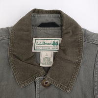 L.L.Bean Original Field Coat サイズS 定価29700円 コットンの裏地付き ダック地 ジャケット カーキ メンズ エルエルビーン【中古】5-0920T♪