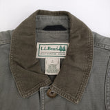 L.L.Bean Original Field Coat サイズS 定価29700円 コットンの裏地付き ダック地 ジャケット カーキ メンズ エルエルビーン【中古】5-0920T♪