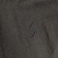 gasa ウールリネン 丸襟 ワンピース ブラック レディース ガサ【中古】5-0906T∞