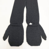 YAB-YUM ウールマフラー 手袋付き ストール マフラー ネイビー レディース ヤブヤム【中古】5-1117T◎