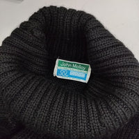 John Molloy アイルランド製 ウール タートルネック セーター ニット ブラック レディース ジョンモロイ【中古】5-0820T∞
