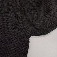 John Molloy アイルランド製 ウール タートルネック セーター ニット ブラック レディース ジョンモロイ【中古】5-0820T∞