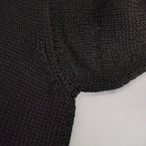 John Molloy アイルランド製 ウール タートルネック セーター ニット ブラック レディース ジョンモロイ【中古】5-0820T∞