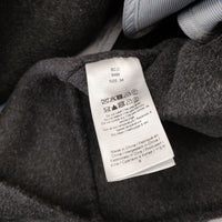 GANNI Wool Midi Jacket ウールミディジャケット F8505 定価78100円 チェスターコート 23AW チャコールグレー レディース ガニー【中古】5-0131A♪