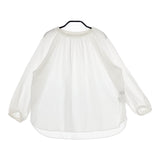 UNTITLED レーヨンポリエステル ギャザー BA153-33455JJ ブラウス シャツ ホワイト レディース アンタイトル【中古】5-0420M△