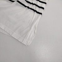 heliopole フランス製 バスクシャツ 長袖Ｔシャツ カットソー ロンＴ ホワイト ブラック レディース エリオポール【中古】5-0807M∞