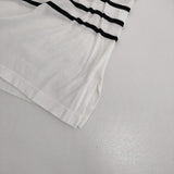 heliopole フランス製 バスクシャツ 長袖Ｔシャツ カットソー ロンＴ ホワイト ブラック レディース エリオポール【中古】5-0807M∞