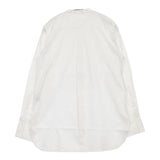 IENA バンドカラーオックスロングシャツ 定価16500円 比翼ボタン 長袖シャツ 23SS ホワイト レディース イエナ【中古】5-0807M∞