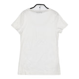 iCB 刺繍入り 定価11000円 サイズS CKKCYCM0413 レース 半袖Ｔシャツ カットソー ホワイト レディース アイシービー【中古】5-0608S♪