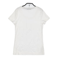 iCB 刺繍入り 定価11000円 サイズS CKKCYCM0413 レース 半袖Ｔシャツ カットソー ホワイト レディース アイシービー【中古】5-0608S♪