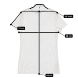 iCB 刺繍入り 定価11000円 サイズS CKKCYCM0413 レース 半袖Ｔシャツ カットソー ホワイト レディース アイシービー【中古】5-0608S♪