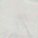 iCB 刺繍入り 定価11000円 サイズS CKKCYCM0413 レース 半袖Ｔシャツ カットソー ホワイト レディース アイシービー【中古】5-0608S♪