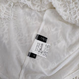 INDIVI 総レース 刺繍 ブラウス カットソー オフホワイト レディース インディヴィ【中古】5-0807M∞