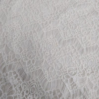 INDIVI 総レース 刺繍 ブラウス カットソー オフホワイト レディース インディヴィ【中古】5-0807M∞