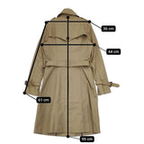 Jines ベルト付き コットン トレンチコート ベージュ レディース ジネス【中古】5-0820T∞