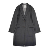 GALLARDAGALANTE 未使用品 Saxony ウール サキソニー チェスターコート チャコールグレー レディース ガリャルダガランテ【中古】5-0820T∞