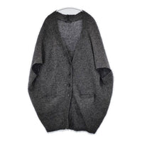 ARTISAN モヘヤ混 ノースリーブ ニット ロング カーディガン チャコールグレー レディース アルチザン【中古】5-0814T∞