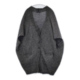 ARTISAN モヘヤ混 ノースリーブ ニット ロング カーディガン チャコールグレー レディース アルチザン【中古】5-0814T∞