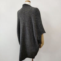 ARTISAN モヘヤ混 ノースリーブ ニット ロング カーディガン チャコールグレー レディース アルチザン【中古】5-0814T∞