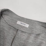 NOLLEY'S Light ボタンレス ロング ジレ ベスト グレー レディース ノーリーズ【中古】5-0807M∞