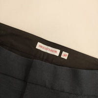 DRESSTERIOR ワイドスラックス リネン混 パンツ ネイビー レディース ドレステリア【中古】5-0807G∞