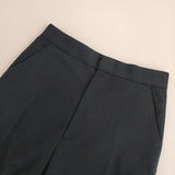 DRESSTERIOR ワイドスラックス リネン混 パンツ ネイビー レディース ドレステリア【中古】5-0807G∞