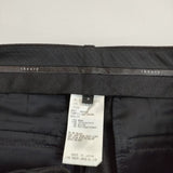 theory Light Saxony サキソニー ウール センタープレススラックス ワイド パンツ ブラック レディース セオリー【中古】5-0814T∞