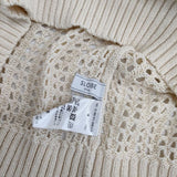 SLOBE IENA 5Gメッシュアミニットプルオーバー 定価13200円 ニット 23AW アイボリー レディース スローブイエナ【中古】5-0807M∞