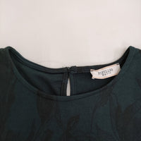 FIFILLES 未使用品 フランス製 ノースリーブ ワンピース グリーン ブラック レディース フィフィーユ【中古】5-0608S♪