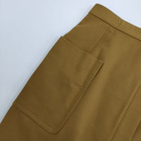 MACPHEE 未使用品 レーヨンナイロンジャージー タイトスカート 日本製 スカート ブラウン レディース マカフィー【中古】5-0807M∞