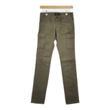 Johnbull スキニーカーゴパンツ ストレッチ素材 パンツ カーキ レディース ジョンブル【中古】5-0807G∞