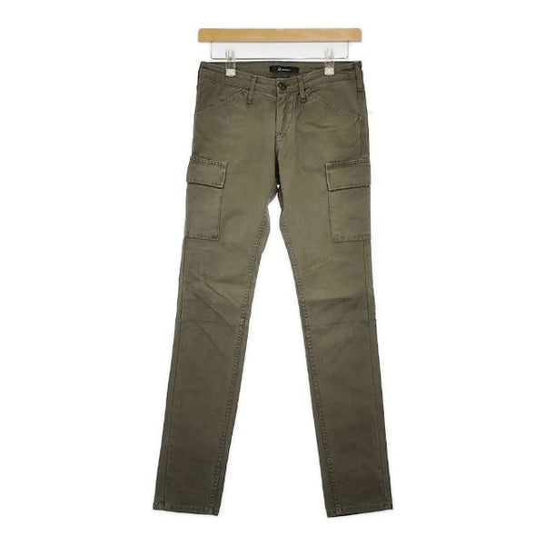 Johnbull スキニーカーゴパンツ ストレッチ素材 パンツ カーキ レディース ジョンブル【中古】5-0807G∞