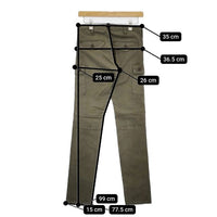 Johnbull スキニーカーゴパンツ ストレッチ素材 パンツ カーキ レディース ジョンブル【中古】5-0807G∞