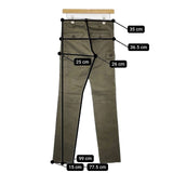 Johnbull スキニーカーゴパンツ ストレッチ素材 パンツ カーキ レディース ジョンブル【中古】5-0807G∞