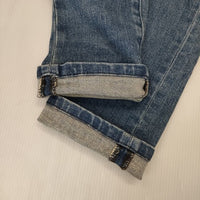 Johnbull スキニージーンズ ストレッチ素材 ダメージ加工 デニムパンツ ライトブルー レディース ジョンブル【中古】5-0807G∞