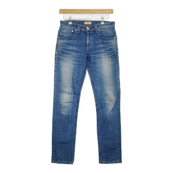 YANUK リラックスドスリム デニムパンツ KAY ジーンズ 定価25300円 デニムパンツ ライトブルー レディース ヤヌーク【中古】5-0807G∞