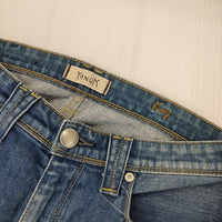 YANUK リラックスドスリム デニムパンツ KAY ジーンズ 定価25300円 デニムパンツ ライトブルー レディース ヤヌーク【中古】5-0807G∞