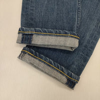 YANUK リラックスドスリム デニムパンツ KAY ジーンズ 定価25300円 デニムパンツ ライトブルー レディース ヤヌーク【中古】5-0807G∞