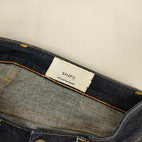 SHIPS スキニー ストレッチ素材 ジーンズ インディゴ デニムパンツ ネイビー レディース シップス【中古】5-0807G∞