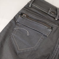 G-STAR コーティングデニムパンツ 50102773 ジーンズ デニムパンツ ブラック レディース ジースター【中古】5-0807G∞